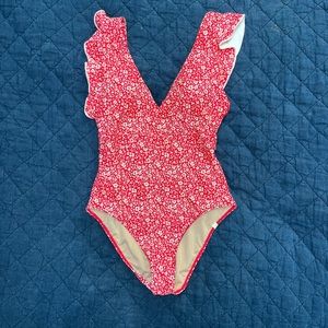 Summersault ruffle backflip bathing suit
